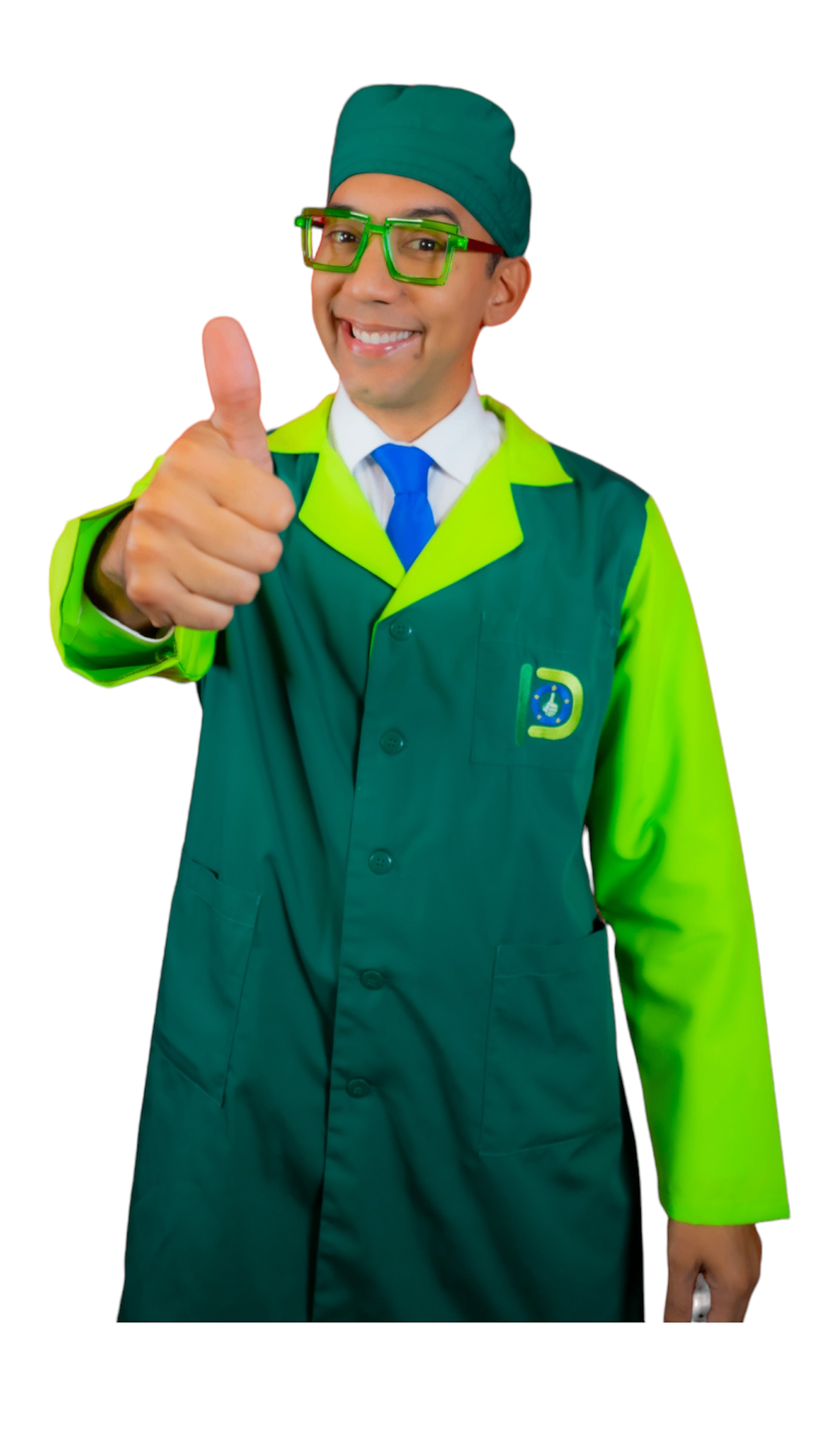 Dr. Producto pointing
